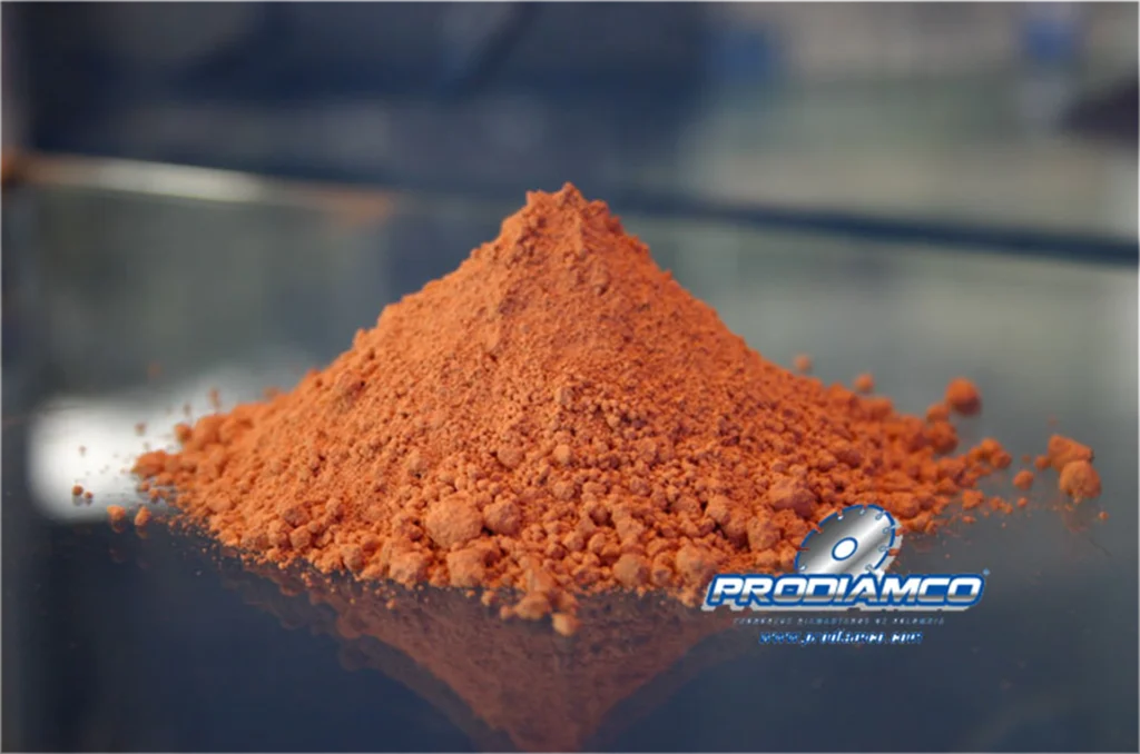 oxido de cerio para brillar y pulir