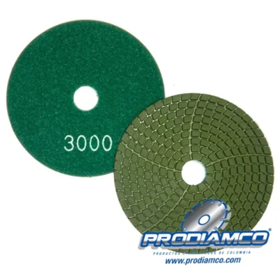Pad Resinado Mega de 4" para Granito y Mármol.