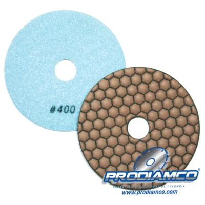 Pad Resinado Mega de 4" para Brillo Seco Granito