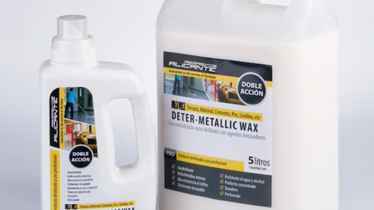 Deter-Metallic Wax. Cera metalizada reticulada con agentes limpiadores