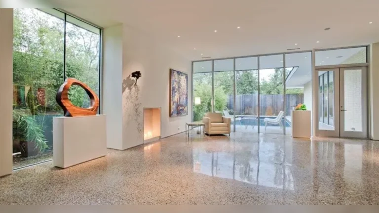 Remodelación con concreto pulido en Dallas